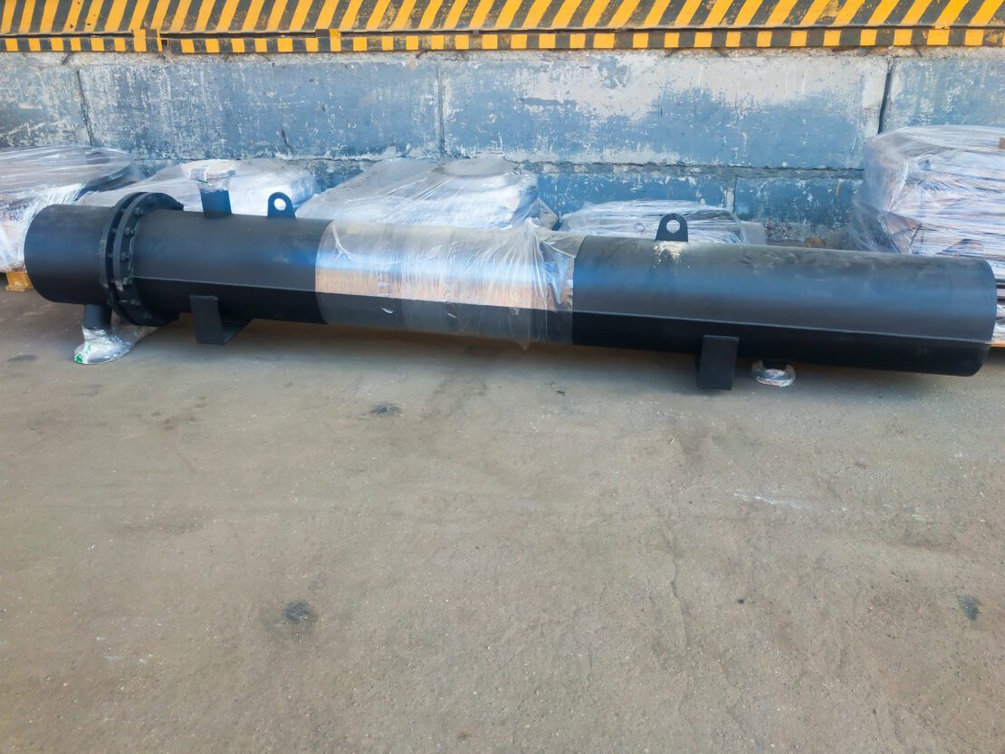 A flex heater on a pipeline