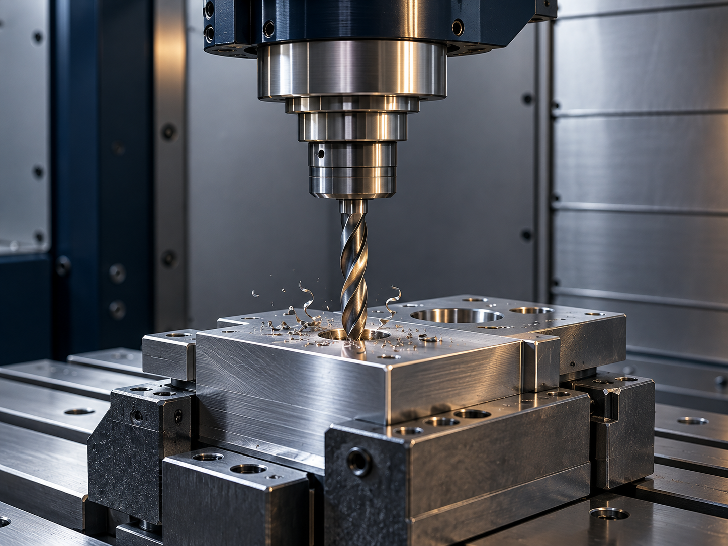 Near-dry carbide drilling in CNC machining-3