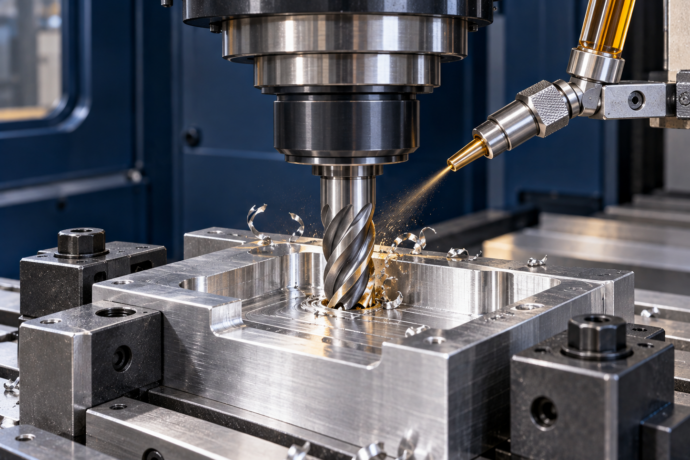 Precision MQL milling in CNC enclosure-2