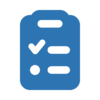Clipboard with checklist icon